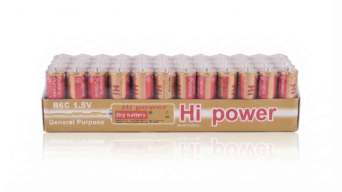 Hi Power General Purpose R6C AA Batteries (1.5V) – Bulk Pack Tray