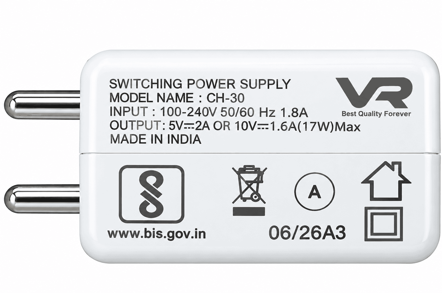 Vr Ch-30 17w Safe & Fast Charger image 3