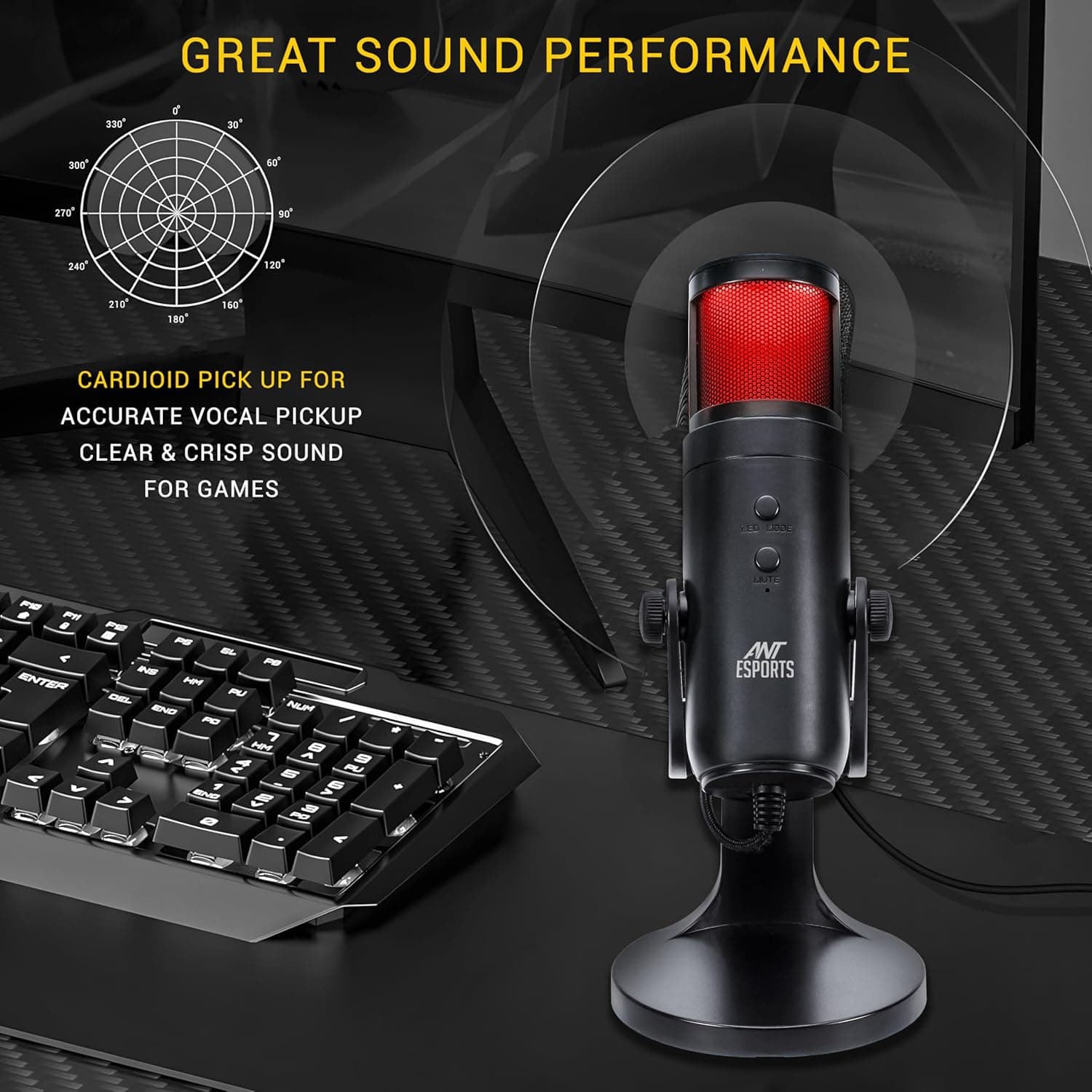 Ant Esports WENTE 220 USB Unidirectional Microphone image 2