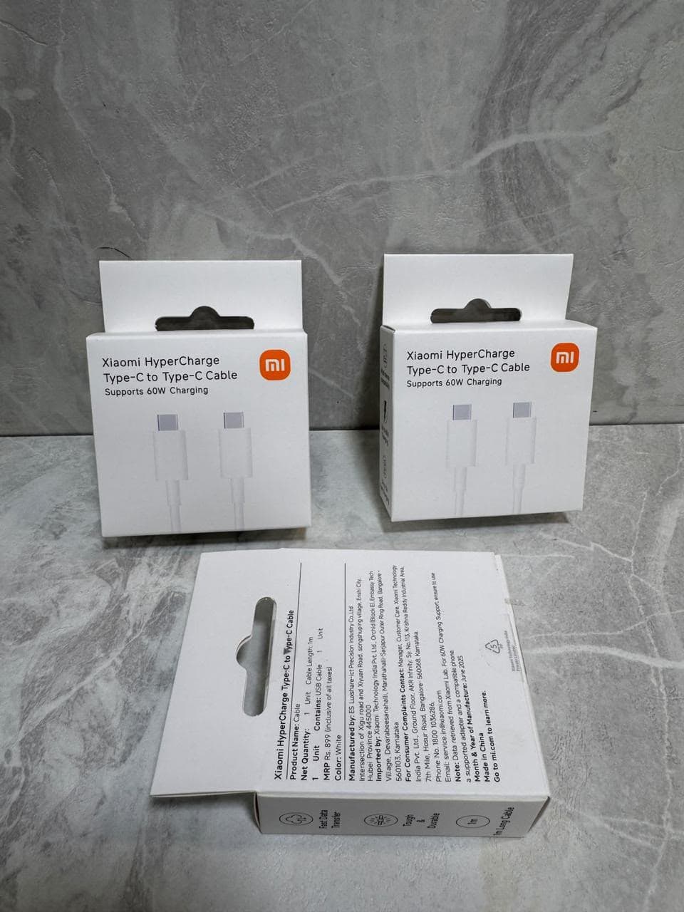 Xiaomi HyperCharge Type-C To Type-C Cable 60W