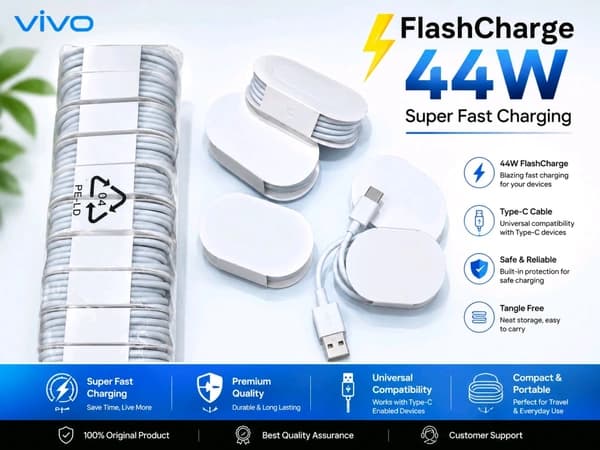 Vivo Flash Charge USB-A to Type-C Cable