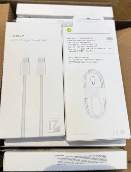 Apple 60W USB-C To USB-C Cable (iPhone 17)