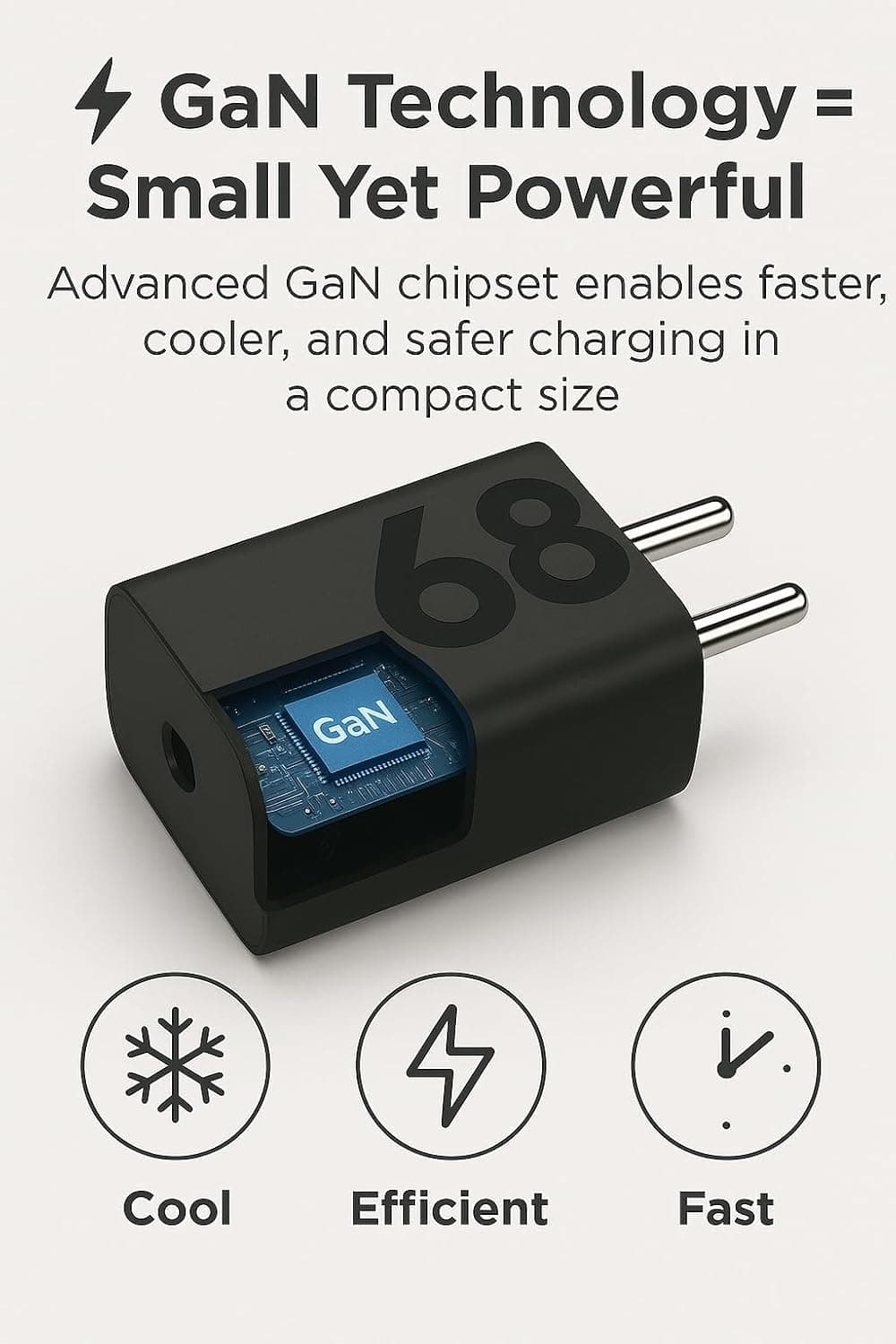 Motorola TurboPower 68W USB-C GaN Charger image 2