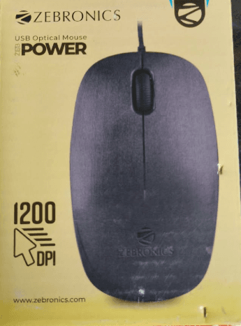 Zebronics Zeb-Power USB Optical Mouse