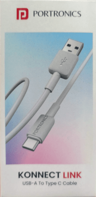 Portronics Konnect Link 3A USB-A To Type-C Cable