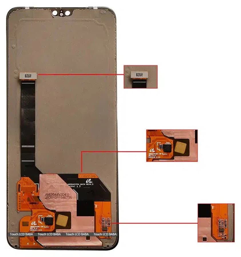 Original AMOLED Display and Touch Screen Combo Vivo V20 Pro image 2