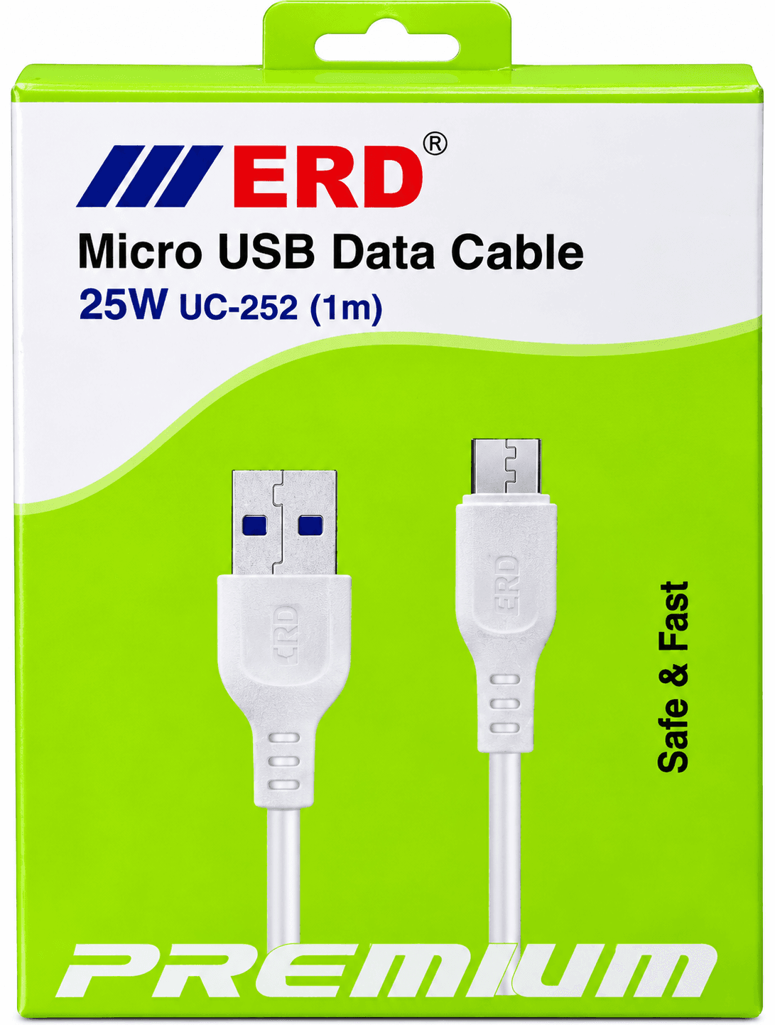 ERD UC-252 Micro USB Data & Charging Cable – 1 Meter, 25W