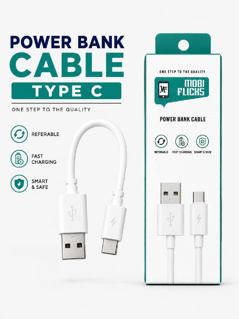 Type C ,power Bank Cable