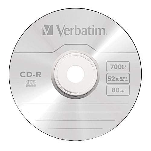 Verbatim CD R Blank Disc 52X 700MB Shrink image 3