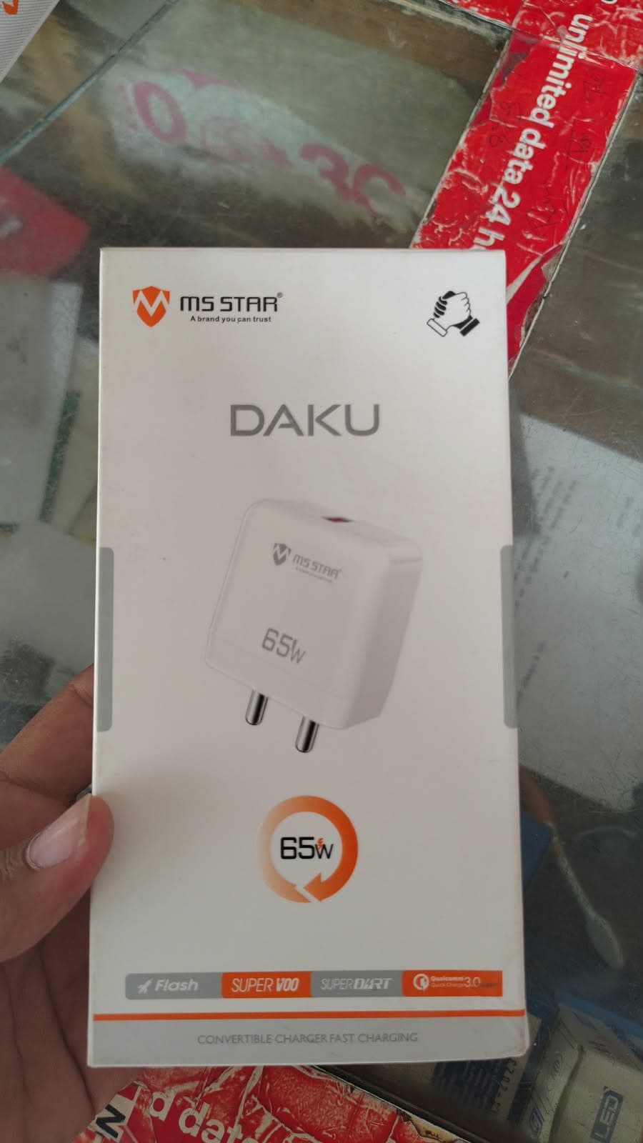 MS STAR DAKU 65W Convertible Fast Charger