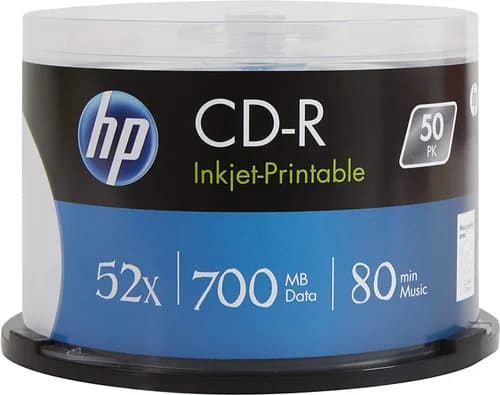 HP CD R IJP 700MB 52X 50Pack Spindle image 2