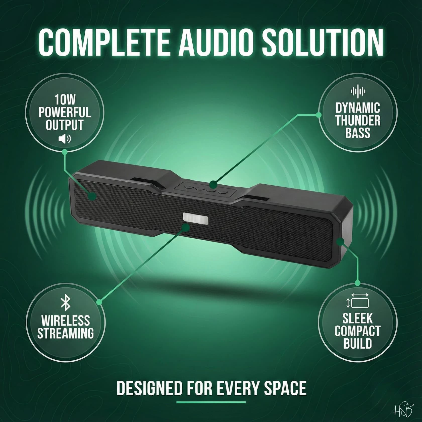Horizon Hops Series True Stereo Soundbar image 2