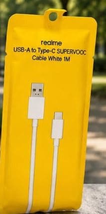 Realme SUPERVOOC USB-A To Type-C Charging Cable 1M – White