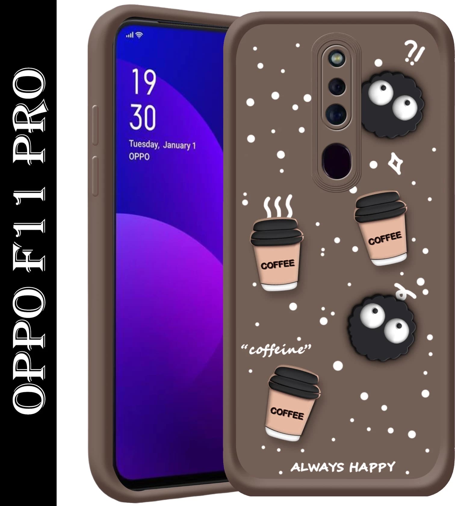 3D Back Cover for Oppo F11 Pro