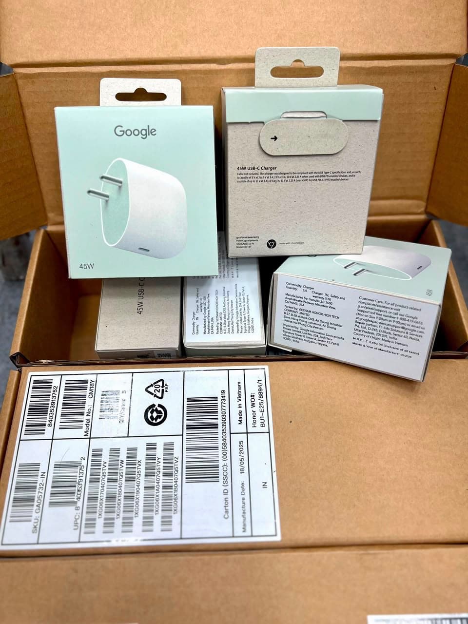 Google 45W USB-C Power Charger