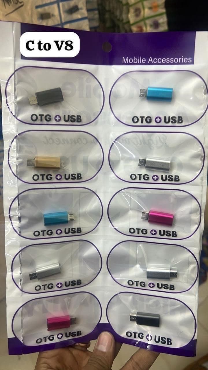 Type-C to Micro USB (V8) OTG Adapter (Packet)