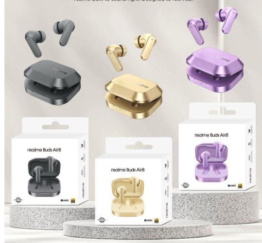 Realme Buds Air 8 True Wireless Stereo (TWS) Earbuds