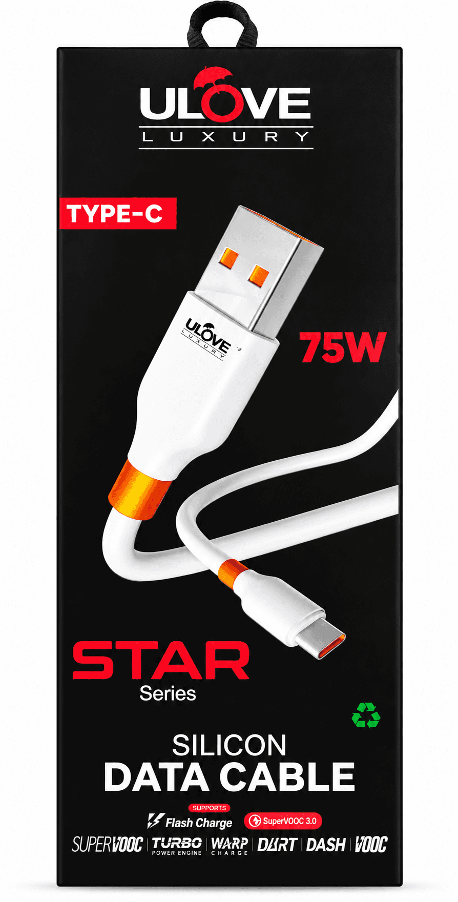 ULOVe Luxury STAR Series Silicon Data Cable