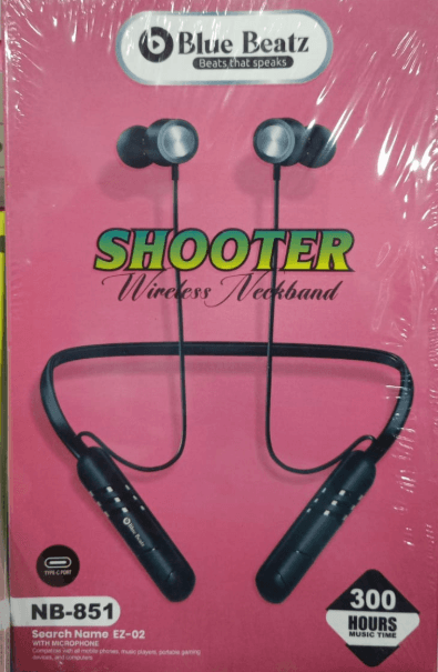 Blue Beatz SHOOTER Wireless Neckband (Model: NB-851)