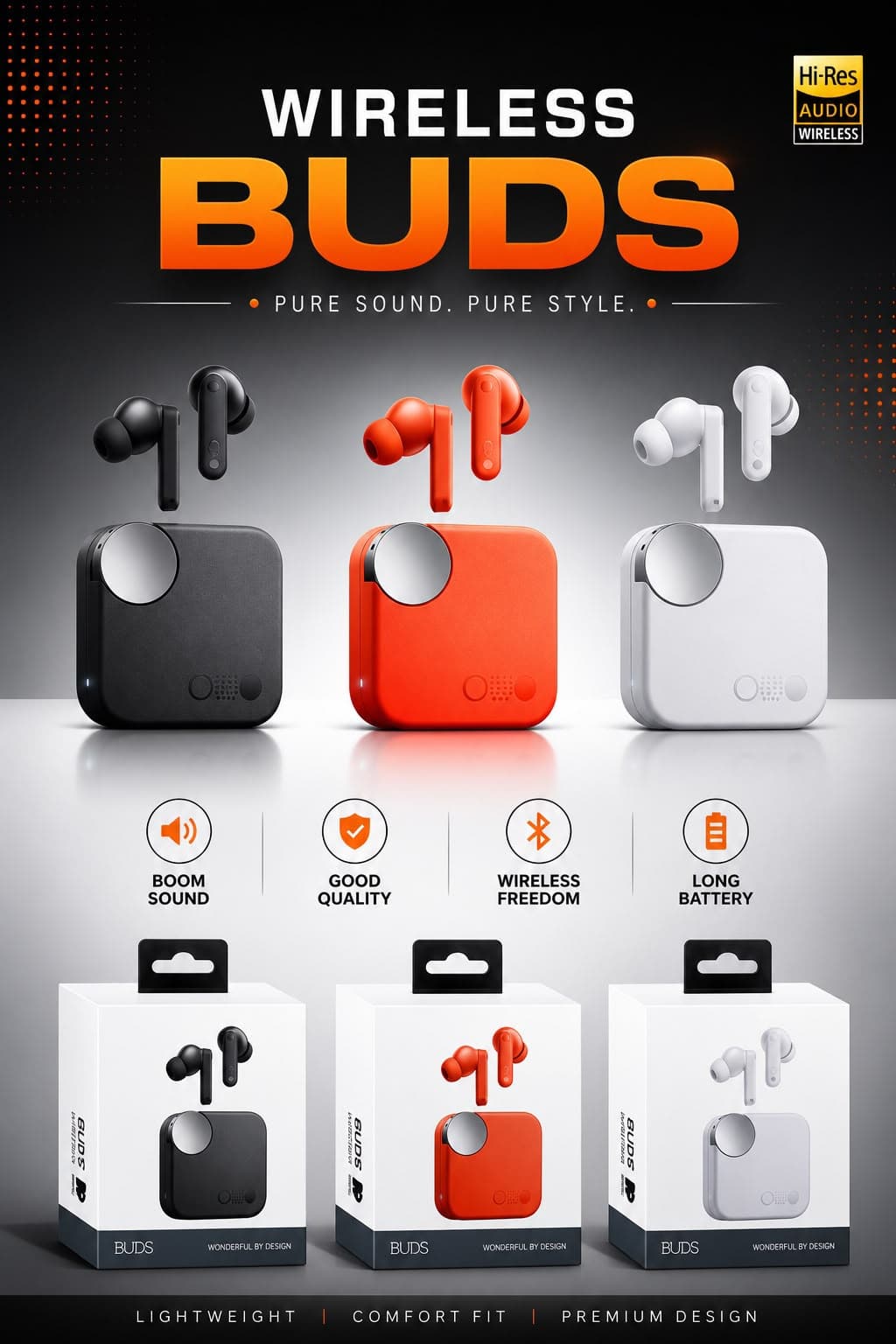Wireless BUDS TWS Earbuds
