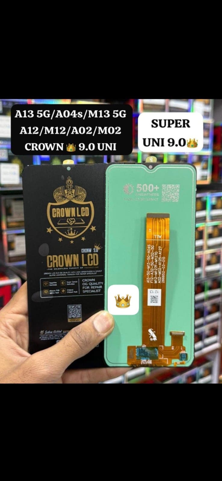 CROWN LCD Super UNI 9.0 Display Combo