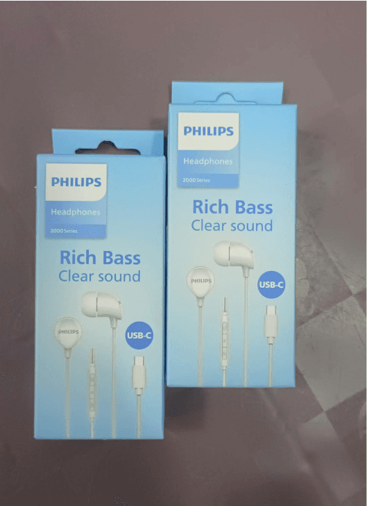 Philips 2000 Series USB-C In-Ear Wired Headphones