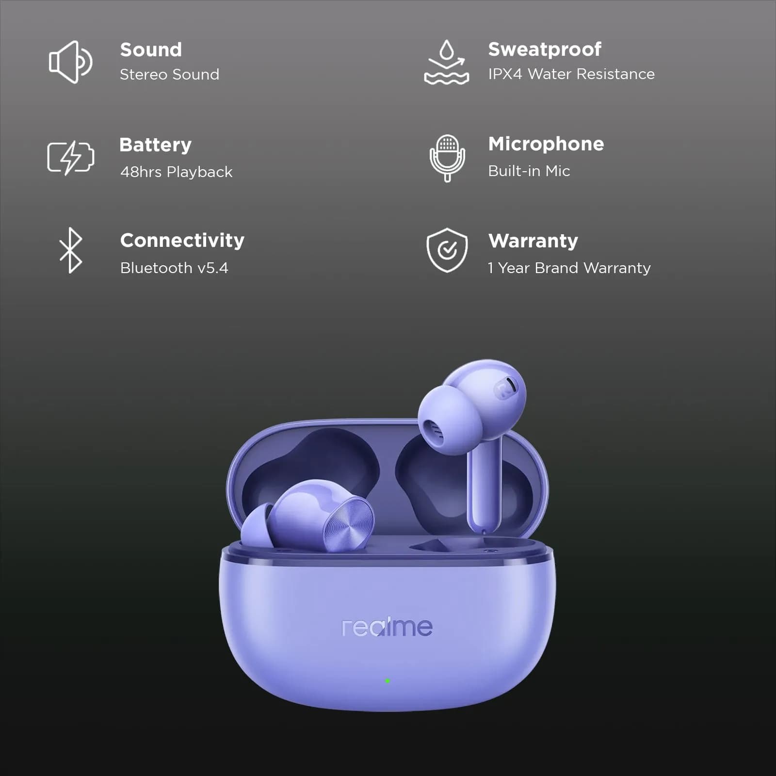 realme Buds T310 ANC Wireless Earbuds image 2