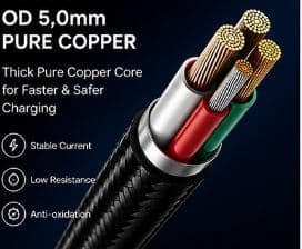 GINEX GX-24T 65W USB Type-C Super Fast Charging Cable image 3