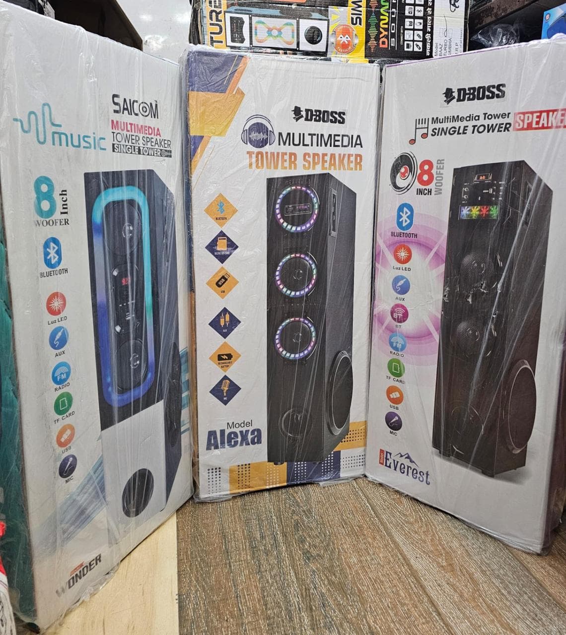 multimedia tower speakers