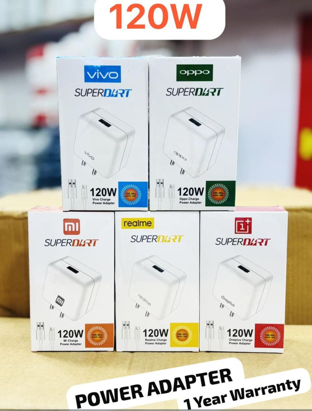 Vivo 120W SuperDart Charge Power Adapter