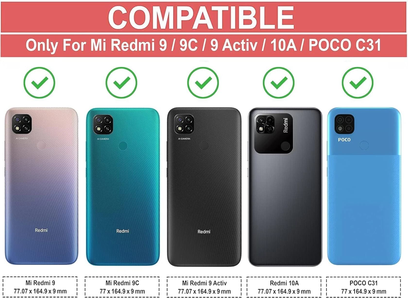 Redmi Mi 9C Back Cover
