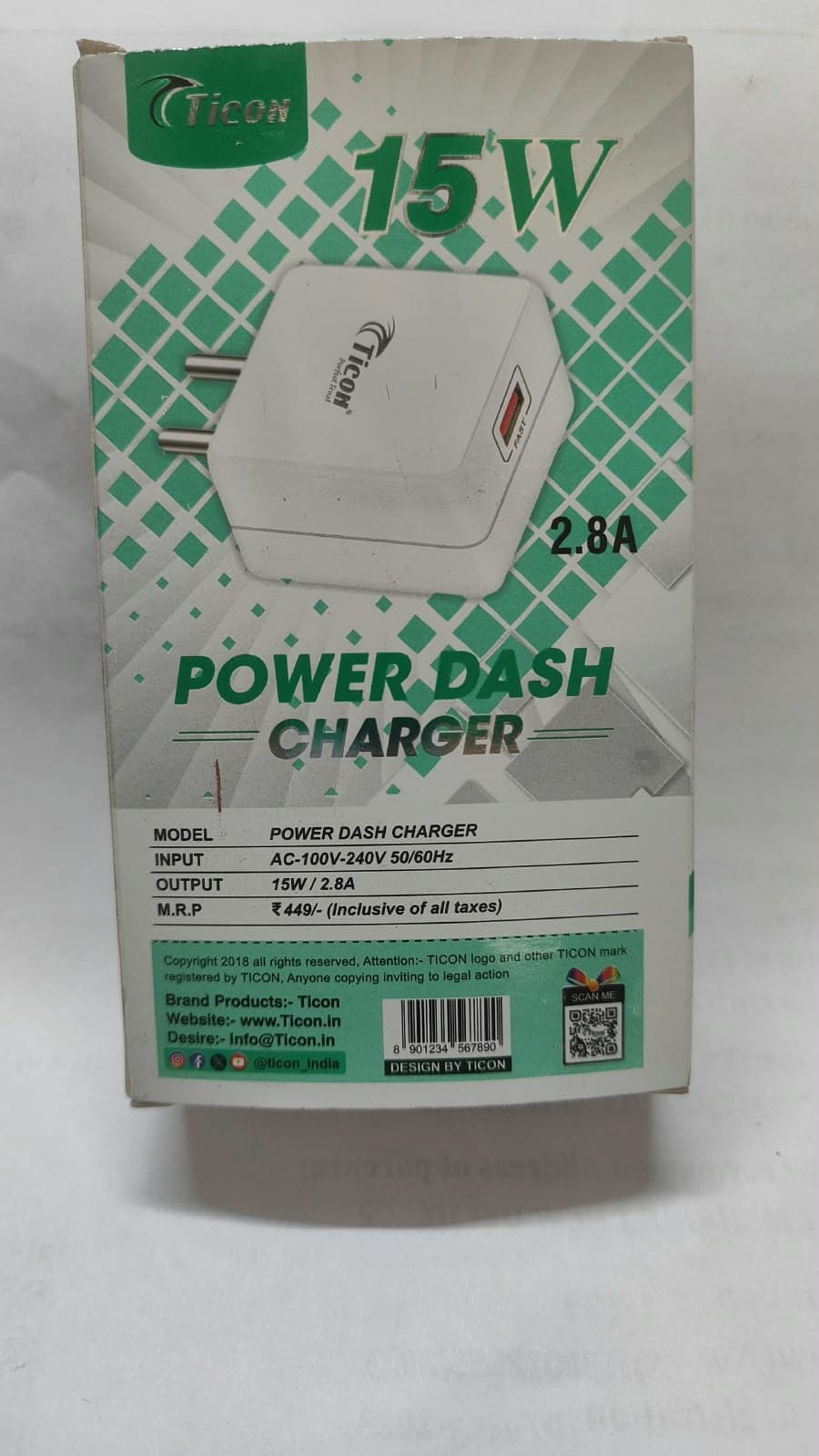 Ticon Power Dash Charger 15W All-in-1 Multi Charger