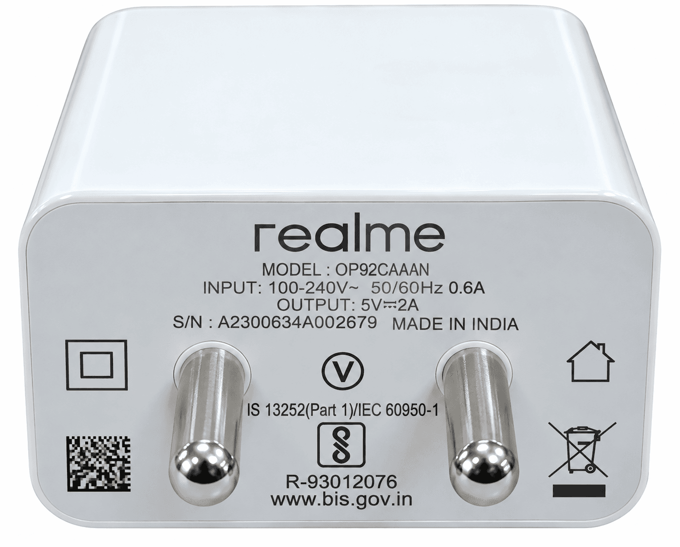 Realme Mobile Phone Power Adapter