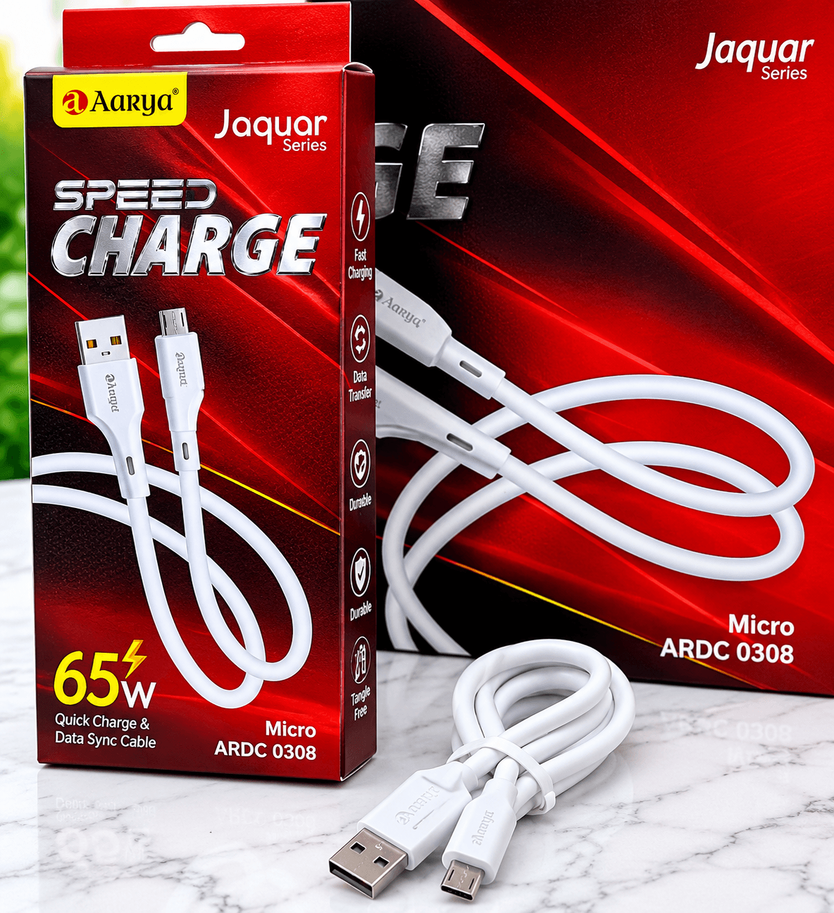 AARYA Jaquar Series ARDC-0308 Fast Charger & Data SYNC Cable