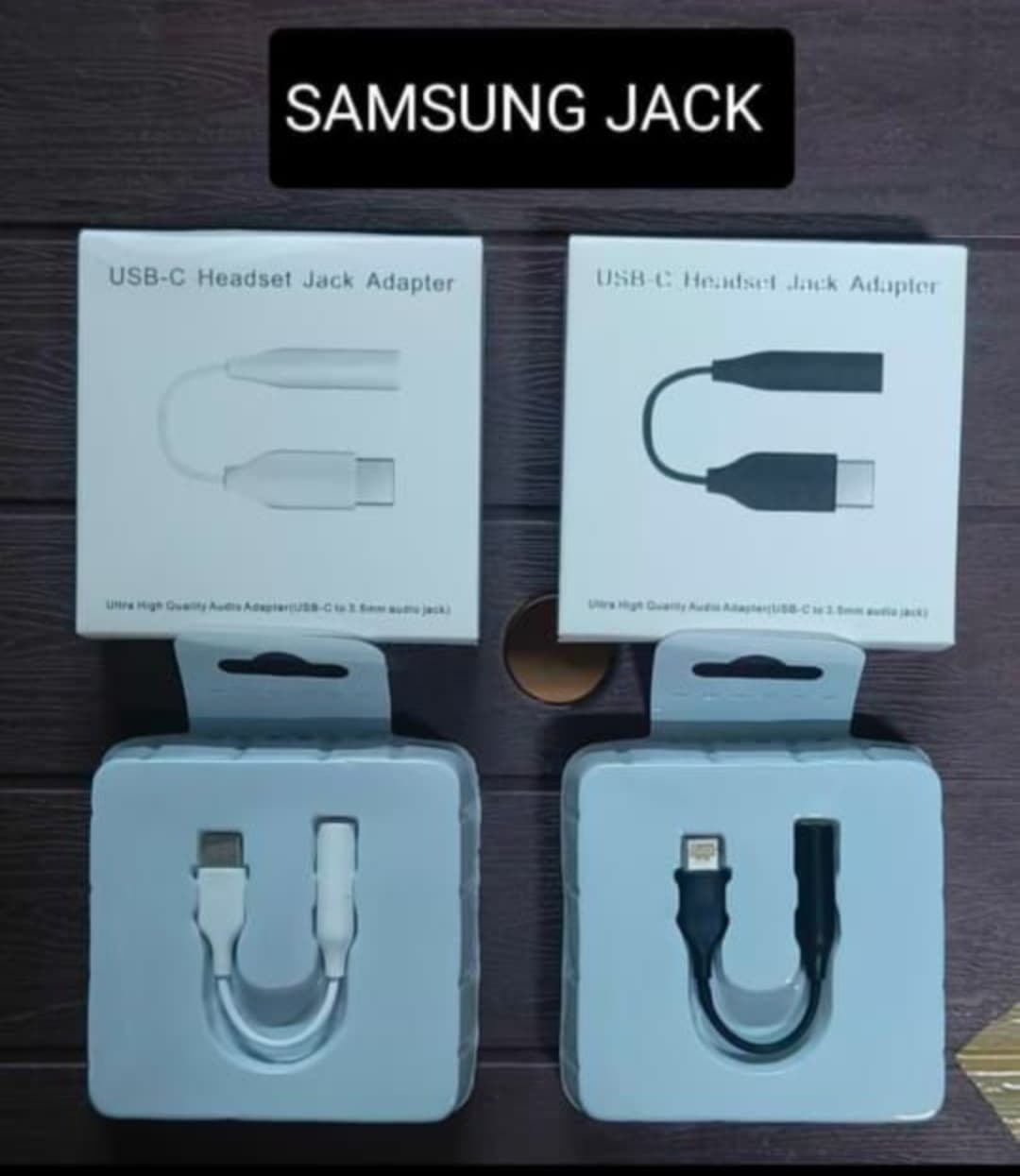 Samsung-compatible USB-C Headset Jack Adapter USB-C To 3.5mm Headphone