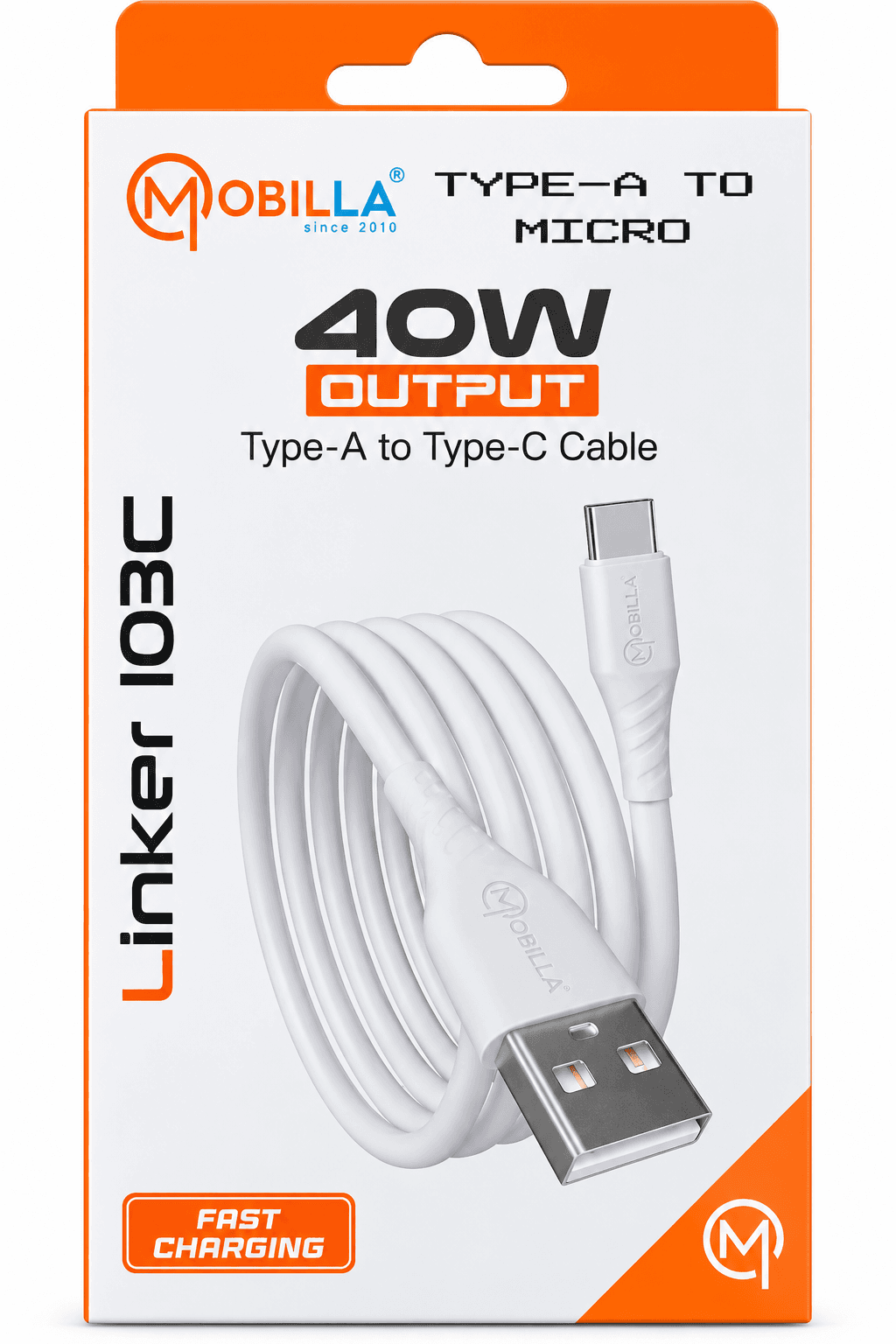 MOBILLA Linker 103C 40W Type-A To Type-C Cable