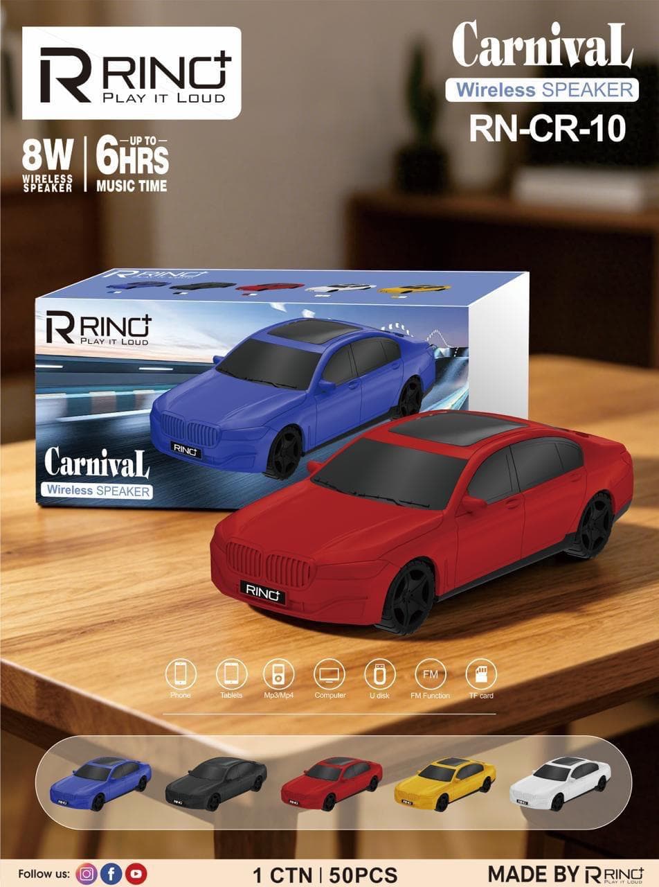 Rino+ Carnival RN-CR-10 Wireless Speaker