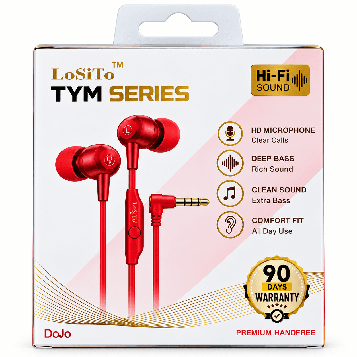 LoSiTo TYM Series Premium Wired Earphones