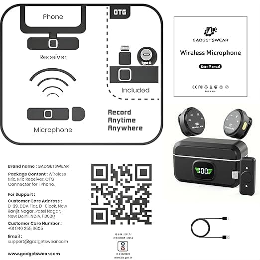 Q8 Dual Wireless Lavalier Microphone image 2