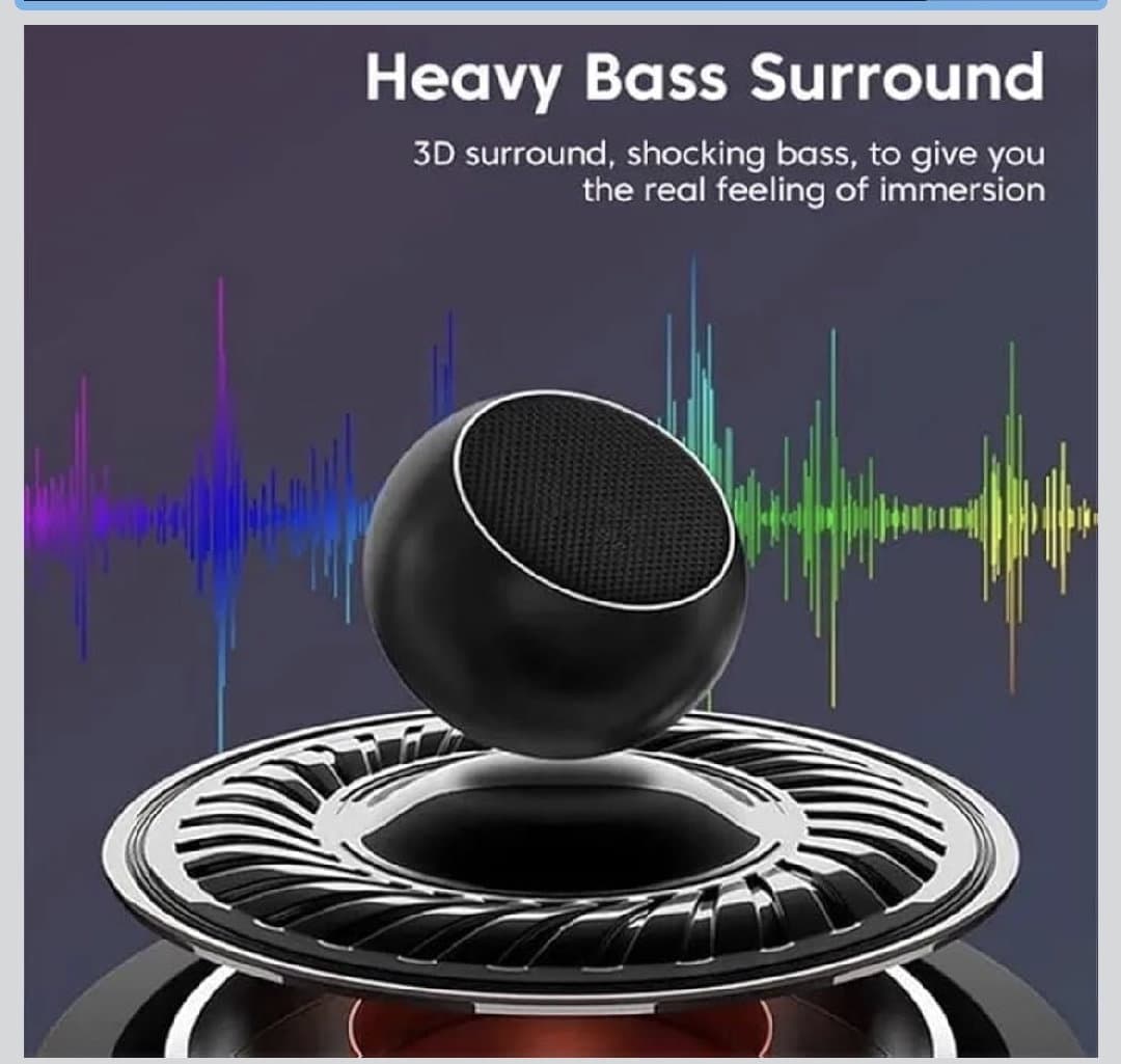 Ultra Mini Wireless Bluetooth Speaker with  Wireless  Long Lasting Battery & Quick Charge Pack of 1 image 3