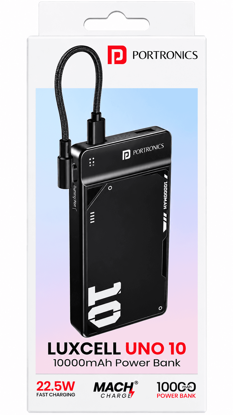 Portronics Luxcell UNO 10 10000mAh Power Bank