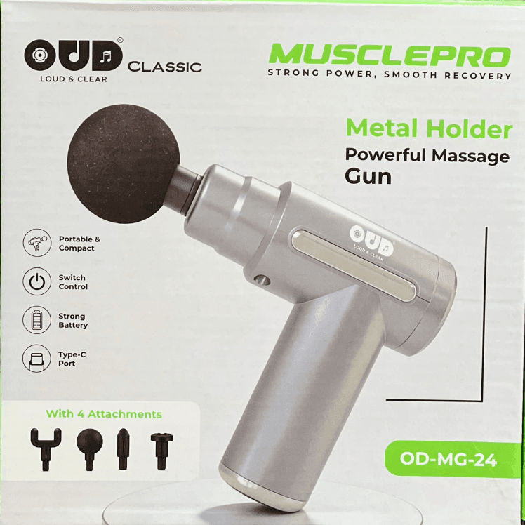 0UD Classic MusclePro Metal Holder Powerful Massage Gun