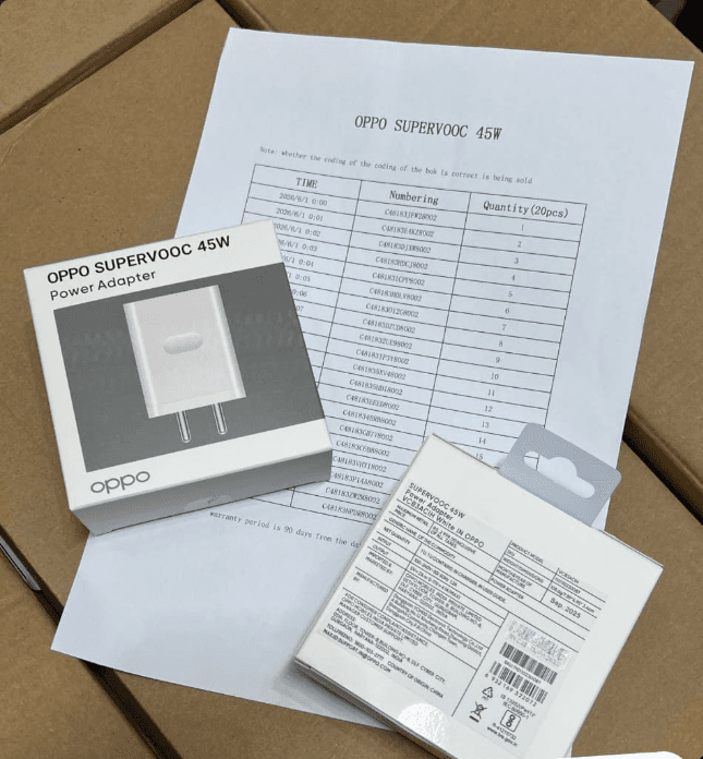 Oppo SUPERVOOC 45W Power Adapter