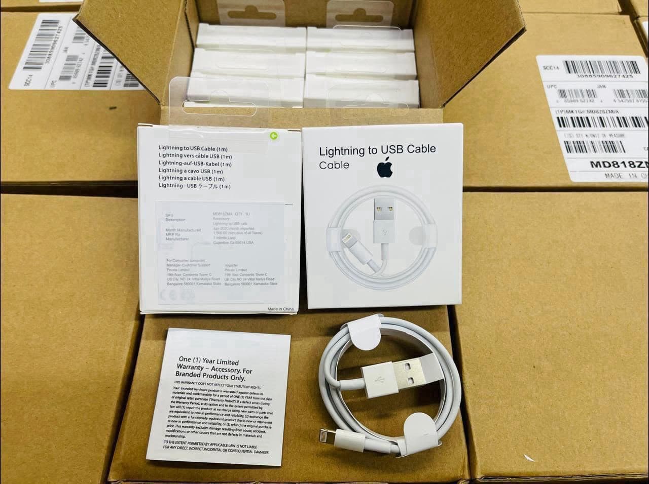 Apple Lightning To USB Cable (1m)