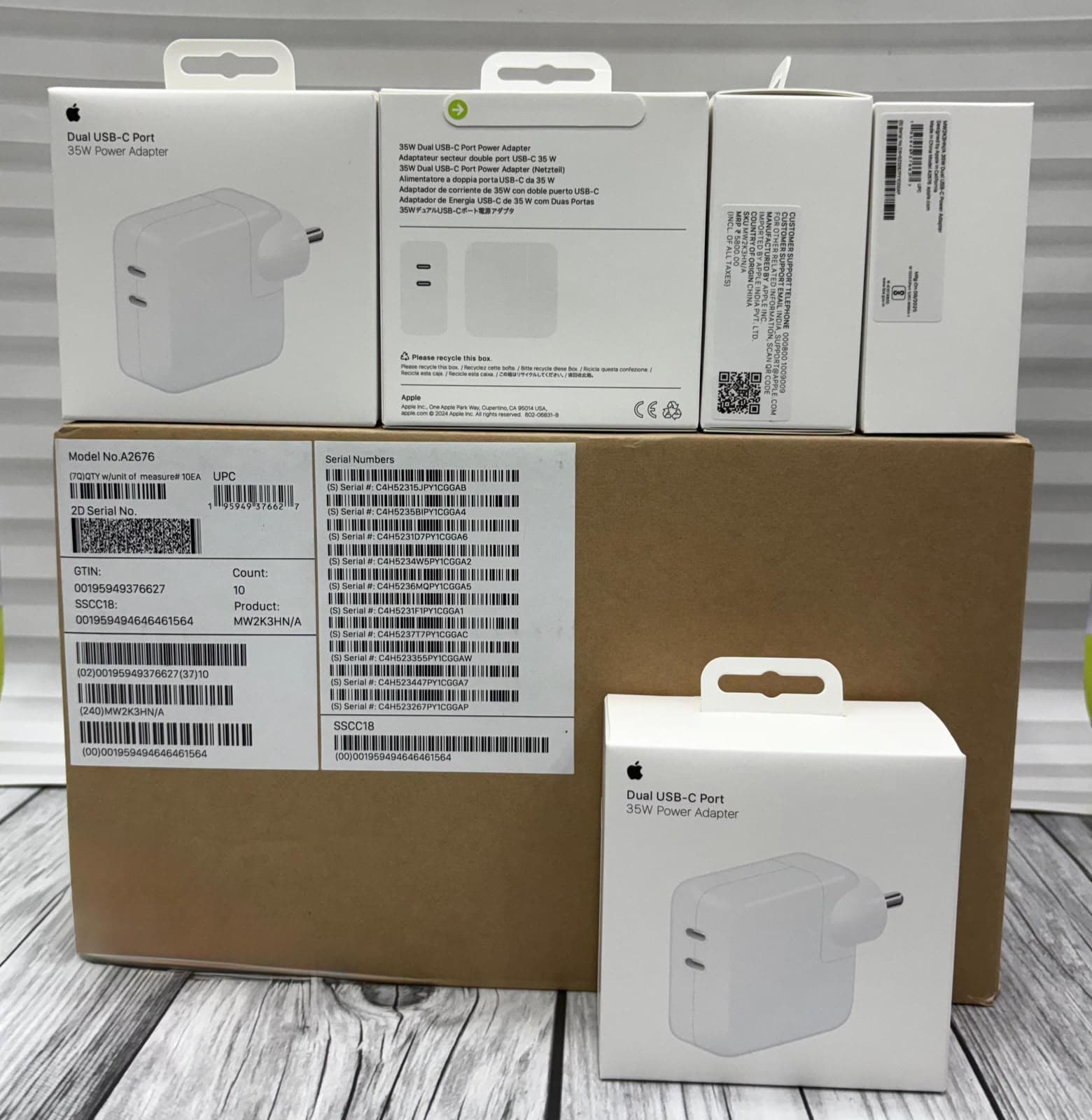 Apple 35W Dual USB-C Port Power Adapter