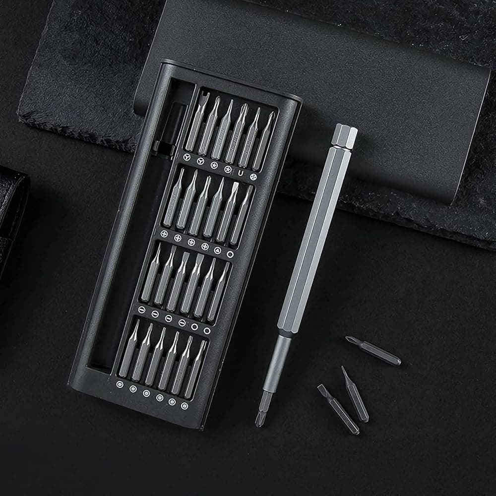 24-in-1 Magnetic Precision Screwdriver Set for Electronics, Mini Repair Tool Kit for Phones, Laptops, Tablets, Watches, Cameras