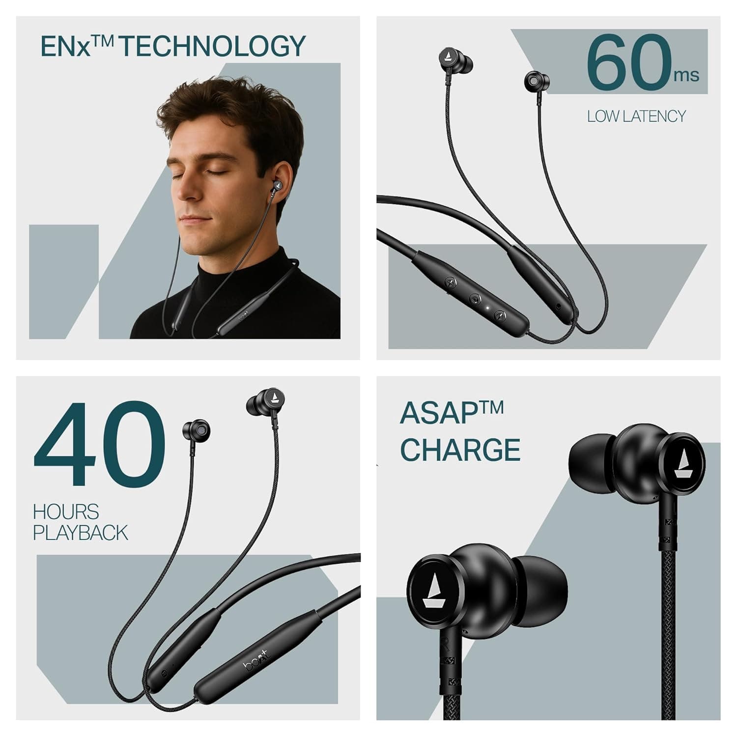 Boat Rockerz 996 Neckband Earphones image 2