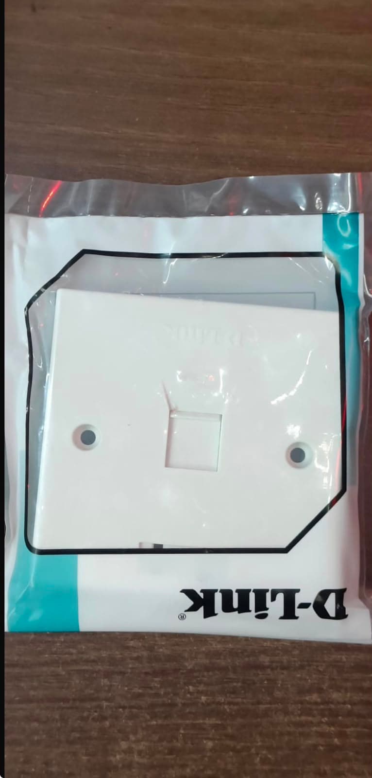 D-Link Single Port Face Plate (Model: NFP-0WHI11)
