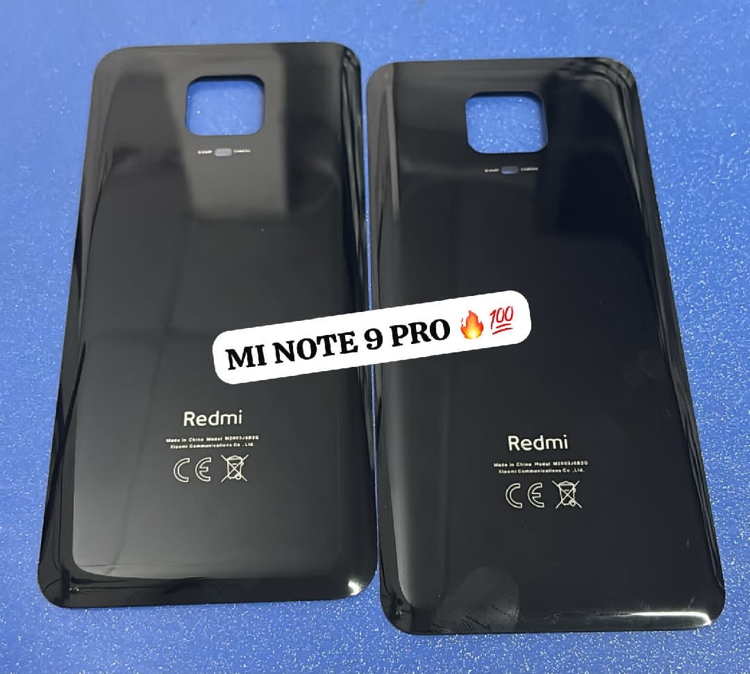 MI NOTE 9 PRO BACK PANEL