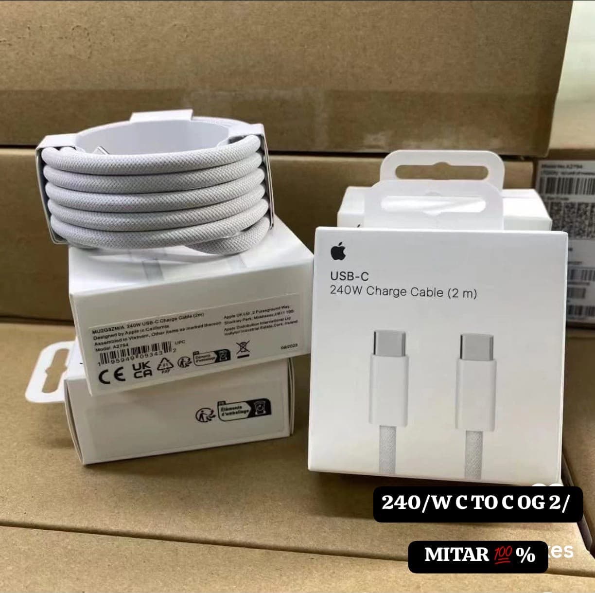 Apple 240W USB-C Charge Cable (2 M)